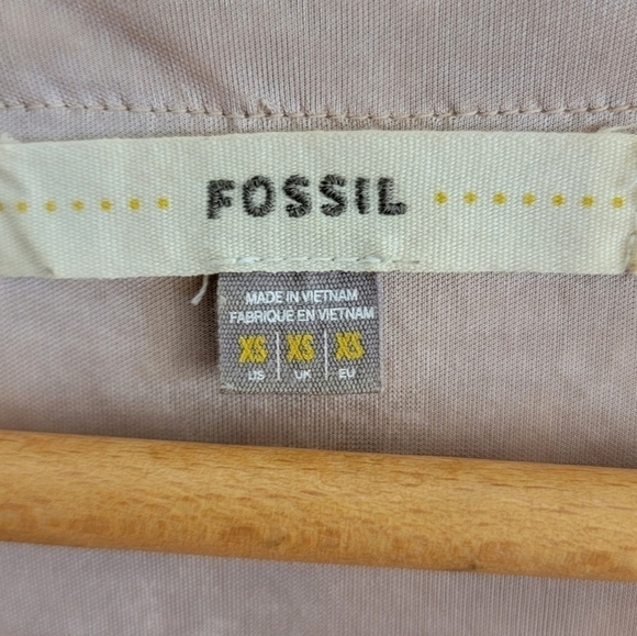 Fossil | Dark Tan Lace Sheath Dress - Picture 4 of 5